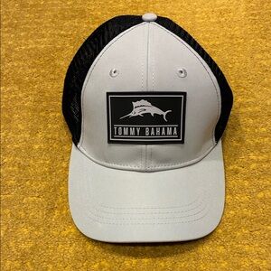 Tommy Bahama Gray and Black Trucker Hat